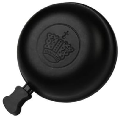 Benson Stijlvolle fietsbel - aluminium - mat zwart - Ø 54 mm - helder geluid