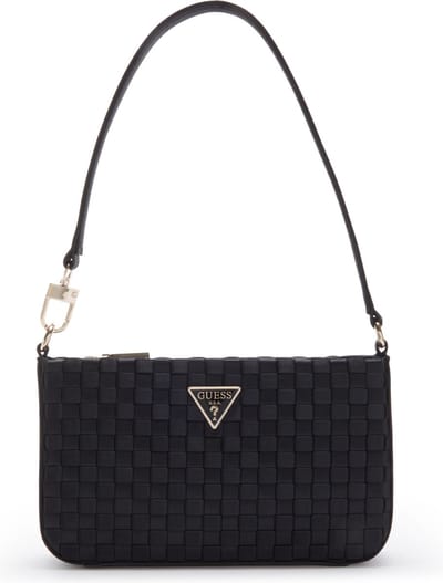 GUESS Schoudertas Twiller Mini Top Zip Shoulder Bag Black Zwart