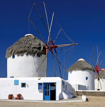 Fotobehang - Windmills 225x250cm - Vliesbehang