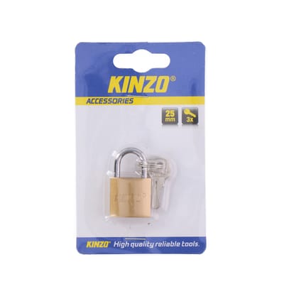 KINZO Kettingen - 25 mm hangslot / kofferslot / kluisslotje