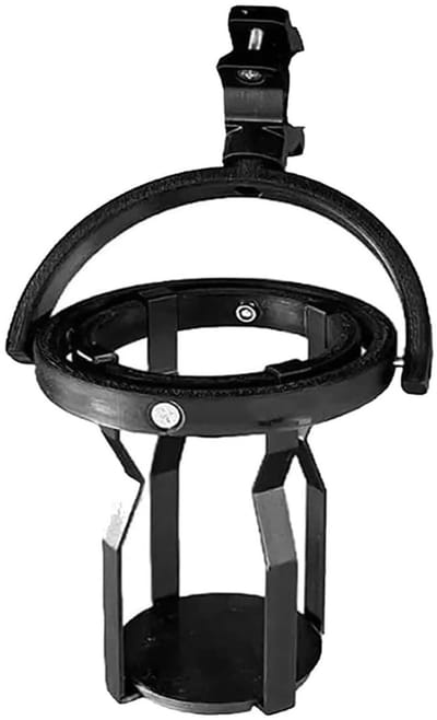 Dailygoods- Bekerhouder Zwart - Gyroscopisch - Verstelbare Clip - Duurzaam - Betrouwbaar - Morsvrij Ontwerp - Drankhouder