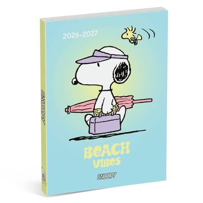 Snoopy schoolagenda 2026/2027 - blauw - met tussenbladen