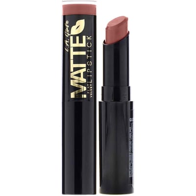 L.A. Girl, Matte Flat Velvet Lipstick, Glc812 Snuggle, 3G (0.10Oz)