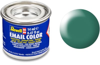 Revell Hobbyverf Enamel verf - #365 Patina Green - Satin - RAL6000 - Enamel - Verf potje - 14 ml