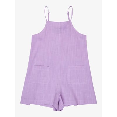 Roxy Lavender Haze Rg Mouwloze Romper Paars 16 Years Meisje
