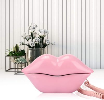 Dailygoods- Telefoon Roze - Bedrade Telefoon - Vintage Telefoon