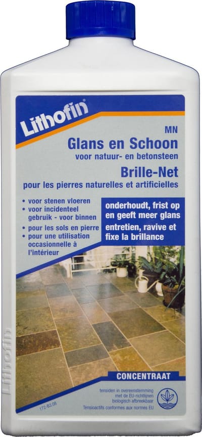 MN Glans en Schoon - Natuursteen glansmilk concentraat - Lithofin - 1 L