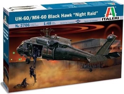 Italeri 2706 UH-60/MH-60 Black Hawk Night Raid - Schaal 1:48 - Helikopter Modelbouwset