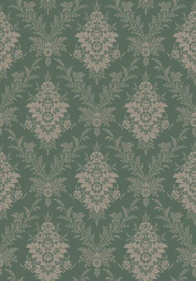 Boråstapeter Vliesbehang 4532 - Anno - Klassiek Groen - 53cm x 10.05m
