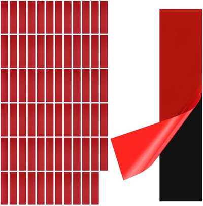 Dubbelzijdige Plakband Set - Extra Sterk - 72 Stuks - 90x20mm - Universele Montagetape - Waterdicht - Zelfklevend - LED-strips - Auto Home Office Decor - Vierkant.