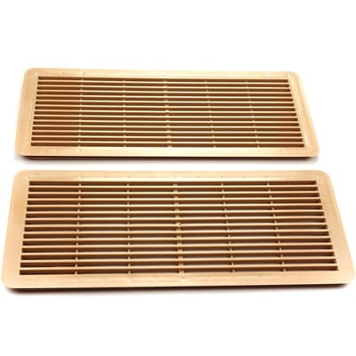 BSR637-1 2 Pièces Cache-Aérateur de Grille de Toit Ouvrant Beige pour Mercedes W202 W203 W208 W209 W210 W211 W215 W219 W220 W240 W140 A2117840644