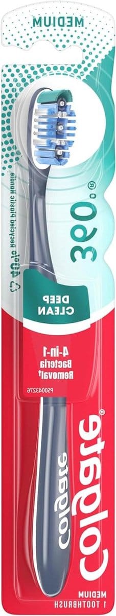 Colgate 360° Tandenborstel - Mondverzorging Tandenborstel - Gezondere Mondreiniging - Tong en Wang Reiniger