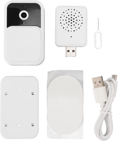 Video Deurbel Camera - Slimme Deurbel Wifi - Veiligheid Thuis - Stemvervorming Intercom - 1080P HD - Zwart