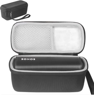 Compatibele opbergtas voor Sonos Roam 2 en Roam - Beschermhoes met handriem voor draagbare slimme luidsprekers