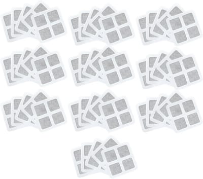 50 Stuks Doucheputzeefjes Zelfklevend Haarvanger Afdichtbaar voor Badkamer en Keuken