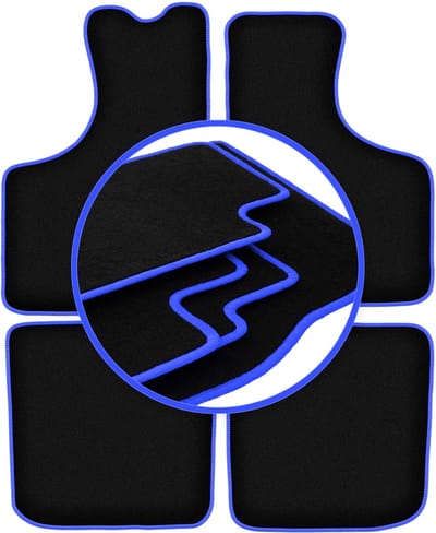 CARLUX-BLUE automatten voor: Skoda 105 / 120 / 130 sedan (1976-1990)