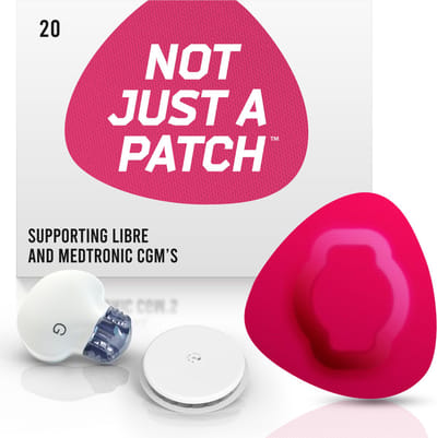 Not Just A Patch - S - Pink sensor patch - Freestyle Libre | Medtronic Guardian | Dexcom – 20 sensorpleisters