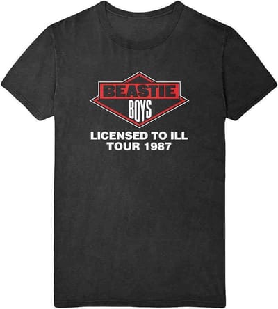The Beastie Boys - Licensed To Ill Tour 1987 Heren T-shirt - S - Zwart
