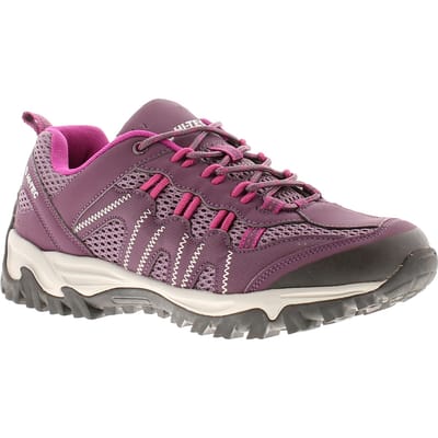 Hi-Tec Jaguar Polyester Dames Italiaanse Pruim/festival Fuchsia Wandelschoenen