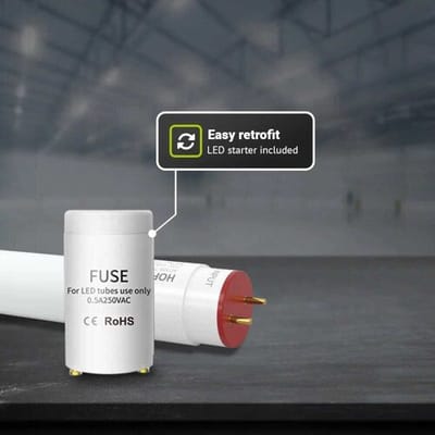 HOFTRONIC Ecoseries - LED TL armatuur 120cm IP65 - 6000K - 18 Watt 3150lm (175lm/W) - Flikkervrij koppelbaar - T8 G13 fitting