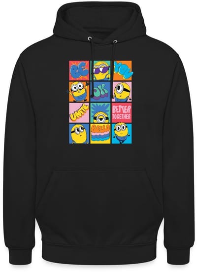Minions Be You Positief En Lief Ontwerp Hoodie Unisex