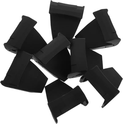 Bandenwisselaar Beschermhoezen - Velgbeschermers Klemmen - Velgen Beschermen - Duurzaam Kunststof Materiaal - 8 Stuks - Zwart