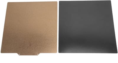Dailygoods- Bouwplaat Dubbelzijdig - Flexibele PEI Staalplaat - 255x245MM - Ideaal voor 3D-printen - Hoge Temperatuur tot 220°C - Sterke Hechtingseigenschappen - Printbed