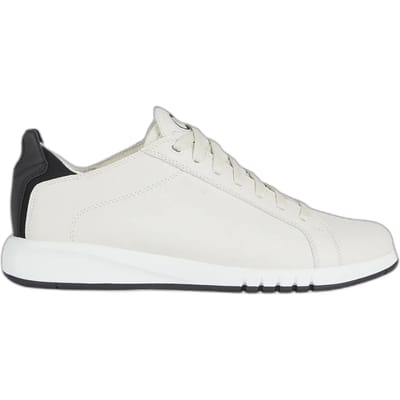 GEOX AERANTIS HEREN Sneakers - WIT/ZWART - Maat 46