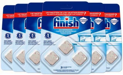 Finish Machinereiniger Tijdens de Wasbeurt - 3 Stuks x6
