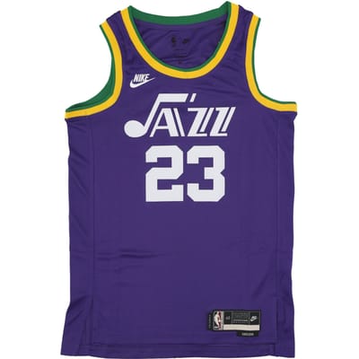 Basketbaltanktop voor heren Nba Hardwood Classics 23 Dri-fit Swingman Jersey No 23 Lauri Markkanen Utajaz