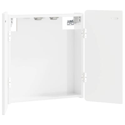 vidaXL - Dartbord - Kabinet - ZWOLLE - Hoogglans - Wit - 52,5 - x - 10,5 - x - 57,5 - cm