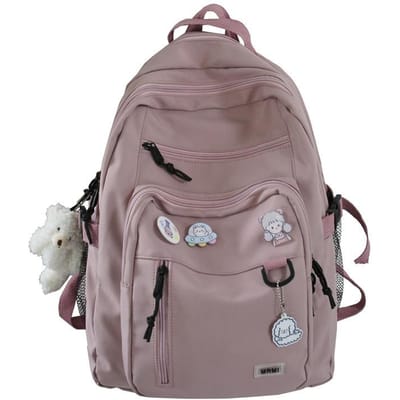 Koreaanse Versie van Werkkleding Rugzak met Grote Capaciteit Nieuwe Stijl Middelbare School Schooltas voor Mannen en Vrouwen Universiteitsstudenten Campus Rugzak single bag gray