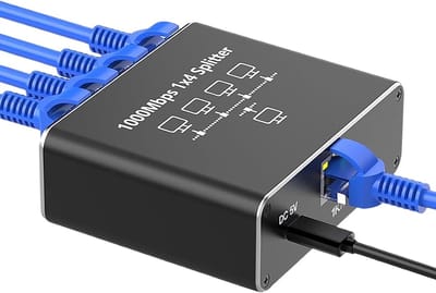 Lexium Netwerk Splitter - Netwerk Switch - Netwerkswitch - Internet Splitter - Ethernet Splitter