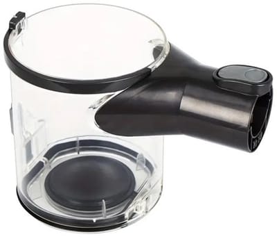 17 Parts – Transparant Stofreservoir Geschikt voor Dyson V6 – Compatibel met DC58, DC59, DC62 & DC74 – Vervangend Opvangbakje van Sterk Kunststof – Eenvoudig te Installeren & Schoon te Maken