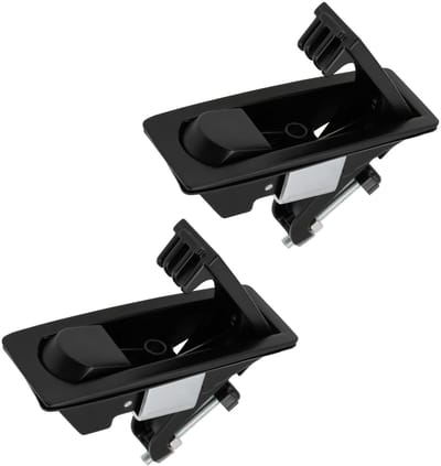Dailygoods- Deurslot Verstelbaar - Hendel Lock - Compressie Klink - Vervanging - 2 Stuks - 93 x 33 mm - Eenvoudige Installatie - Sloten
