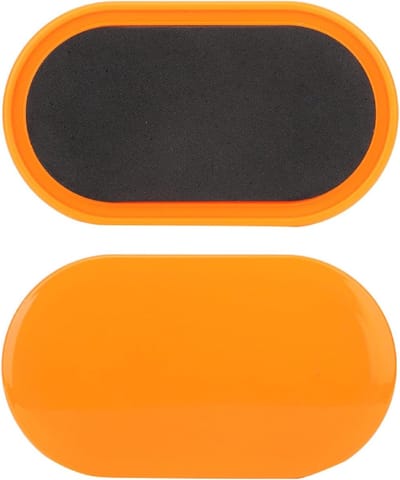 2 Stuks Oval Fitness Sliders voor Yoga en Oefeningen - Sliding Discs voor Effectieve Training en Workout Mat