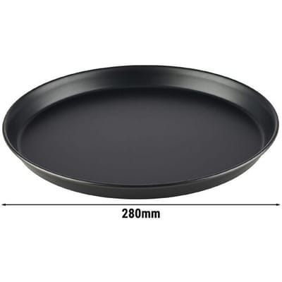 GGM Gastro (10 Stück) Pizzablech - Blaublech - Ø 280mm - Höhe: 25mm