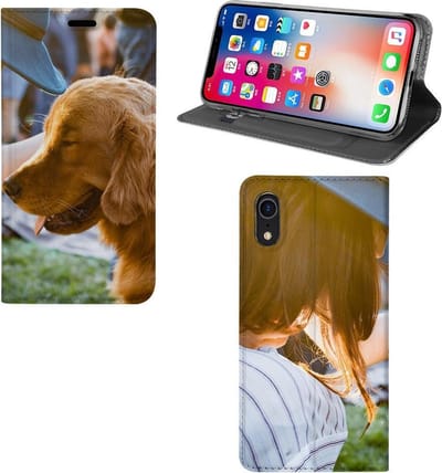 Apple iPhone Xr Stand Case Hoesje Maken met Foto