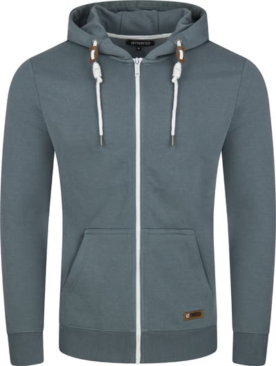 riverso Heren Sweatjack RIVThilo regular fit S Volwassenen Hoodiejacket - Sweatvest