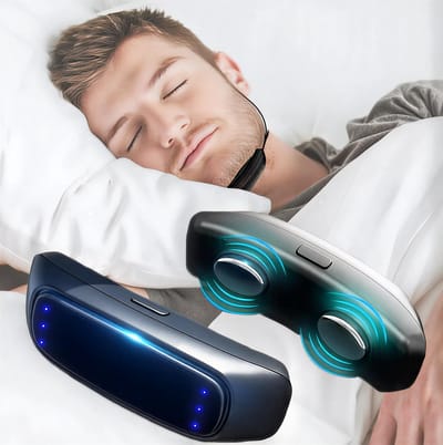 Anti-Snurk Apparaat - Slimme Keelpuls Snurk Stopper voor Slaap - Elektronische Snurk Preventie Gadget - Snurken Stoppen, Snurk Oplossing, Ontspanningsbehandeling voor Slaap