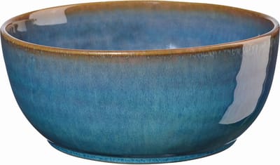 Asa Selection Poke Bowl Curacao - Diepe Aardewerk Kom - Bowl - Vaatwasser- en Magnetronbestendig - 18 cm / 800 ml