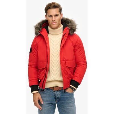Superdry Everest Bomberjack Rood Grootte: S