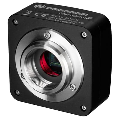 Bresser Microscoopcamera - MikroCam SF - Full-HD - C-Mount schroefdraad - Meerdere Oculair-Adapters