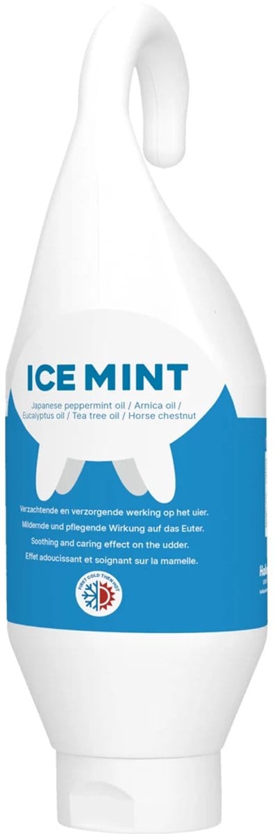 Holland Animal Care Ice Mint Gel - 500 ml - Uierverzorging voor Melkkoeien - Uiergel Koeien - Sta en hangtube