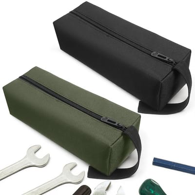 Cosensi- Tool Pouch Set - 2 Stuks - Multifunctionele Opbergtassen - Zware Kwaliteit Canvas - Zipper Pouch - 24 × 8.5 cm - Oxford Stof - Gereedschapstas