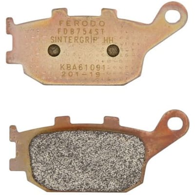 ferodo remblokje voor motor honda 600 cb f hornet 1998 tot 2006 ar / fdb754st nieuw
