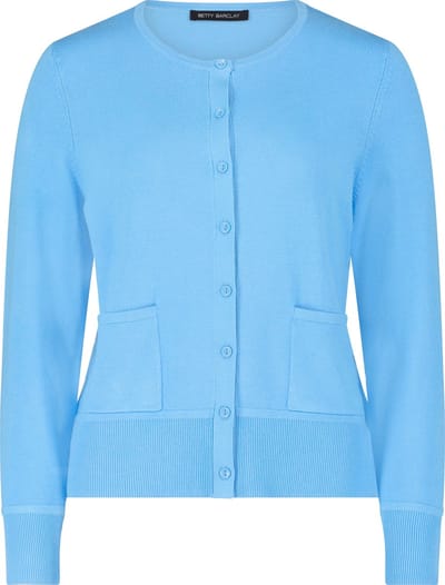 BETTY BARCLAY - Cardigan - Maat 42 - Vrouwen - 8098 Azure Blue - Viscose
