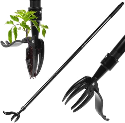 Onkruidtrekker - Onkruidverwijderaar - 104cm - Aluminiumlegering + roestvrij staal - Onkruid Trekker - Garden Weeding Tool for No Bending or Kneeling