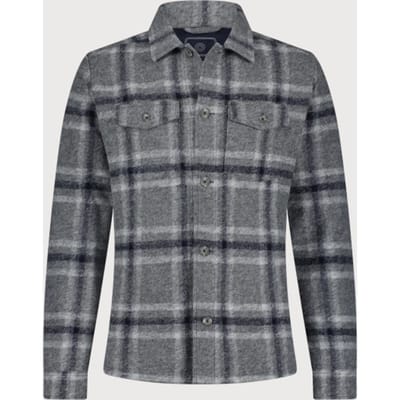 Blue Industry Ruitmotief wolmenging overshirt |