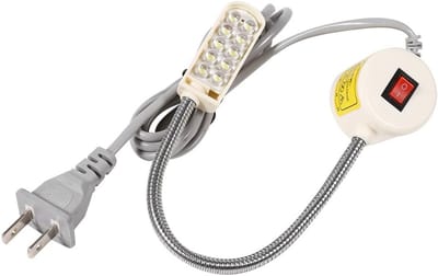 Naaimachine Lamp - Flexibele Verlichting - Precisie Naaiwerk - Sterke Magneetvoet - 7.8 Inch Zwanenhals - Zwart